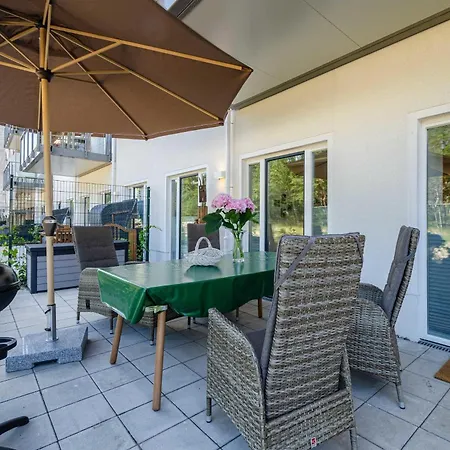 Prora - Exklusive Dünenterrassen-fewo Mit Großer Terrasse, Strandkorb Am Und Waschmaschine - Dünenterrasse Apartment Binz