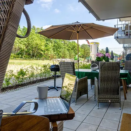Prora - Exklusive Dünenterrassen-fewo Mit Großer Terrasse, Strandkorb Am Und Waschmaschine - Dünenterrasse Apartment Binz